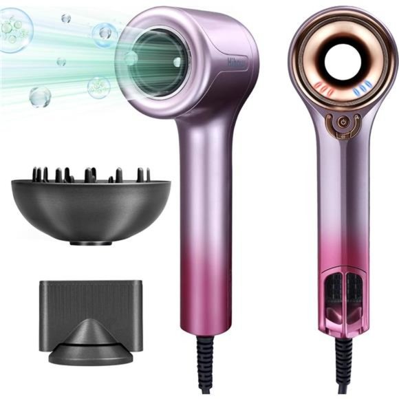 Hair Dryer, Fast Hair Dryers for Women with 200 Millions Negative Ionic Blow